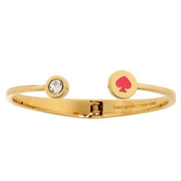 kate spade Jewelry - Kate Spade Gold Tone Open Cuff Bracelet
